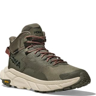 HOKA ONE ONE Уличная обувь Высокие кеды Оливковозеленый/Бежевый Мужская