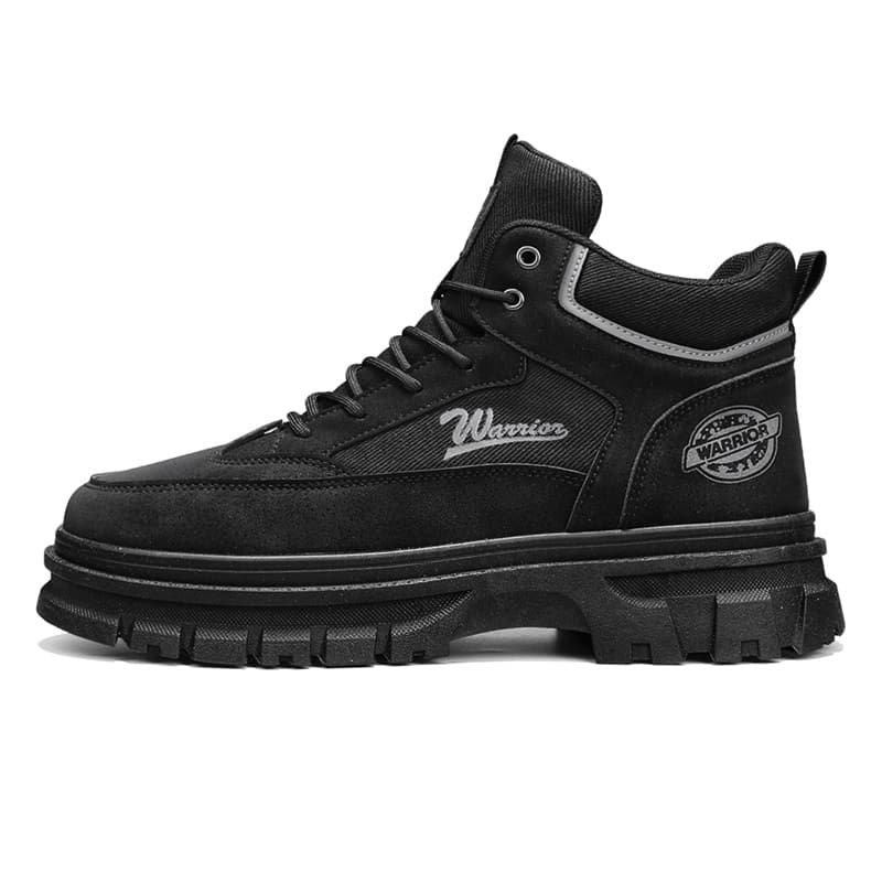 Warrior Short Martin Boot Black Black