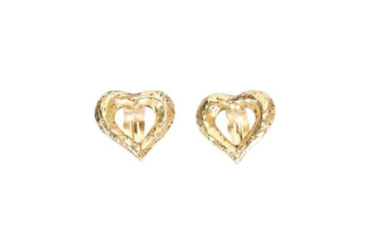 SAINT LAURENT Brass ClipOn Earrings