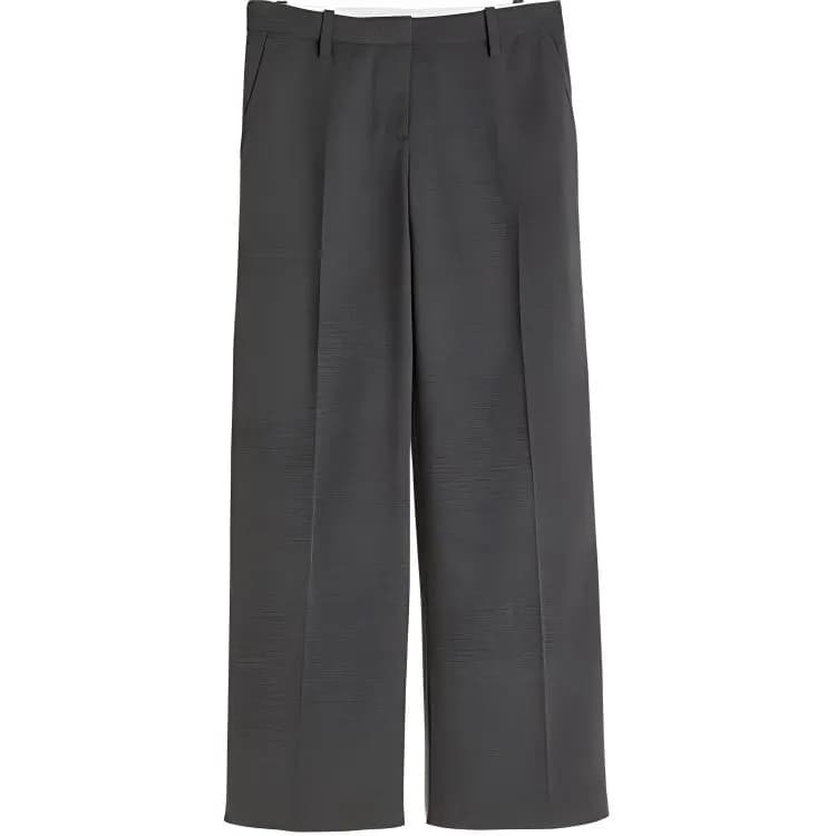 H&M Suit Trousers Dark Gray
