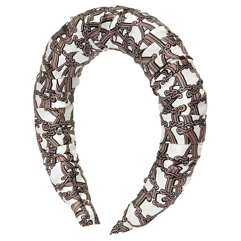 MaxMara Headbands Blue/Brown/Yellow Brown