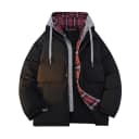 Black with Gray Checkered Hood (Detachable)