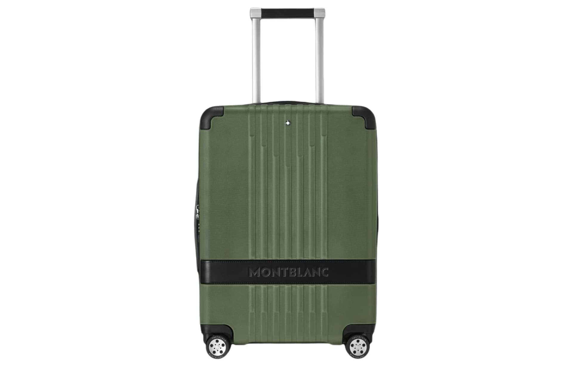 MONTBLANC Polycarbonate Suitcase Luggage Forest Green 37L