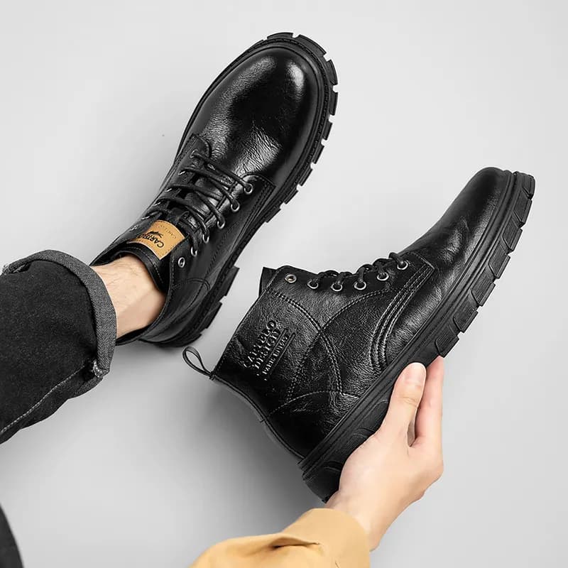 CARTELO Short Martin Boot 3cm Black
