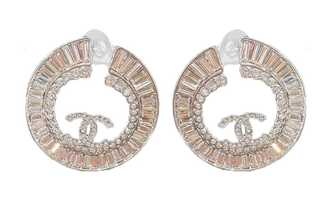 CHANEL Earrings Gold Gold