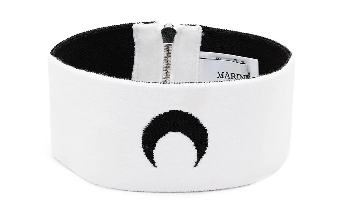 Marine Serre Collar White White