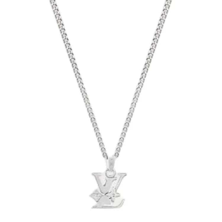 LOUIS VUITTON Ожерелья Мужские Silver
