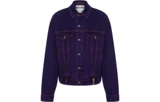 MOSCHINO Denim Jackets Men Purple