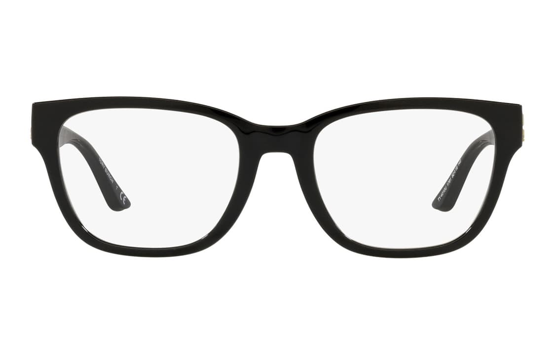 TORY BURCH Plastic Irregular Shape Eyeglass Frames Black