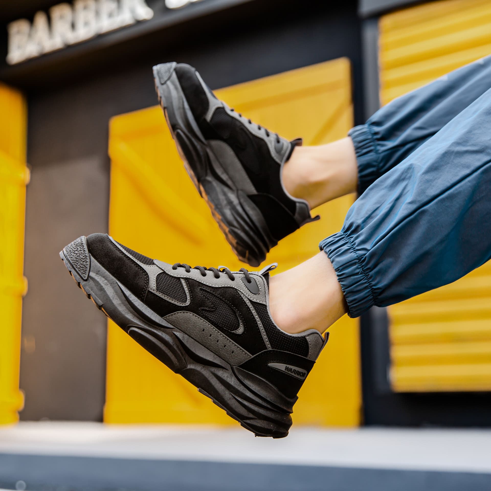 Warrior Chunky Black Gray