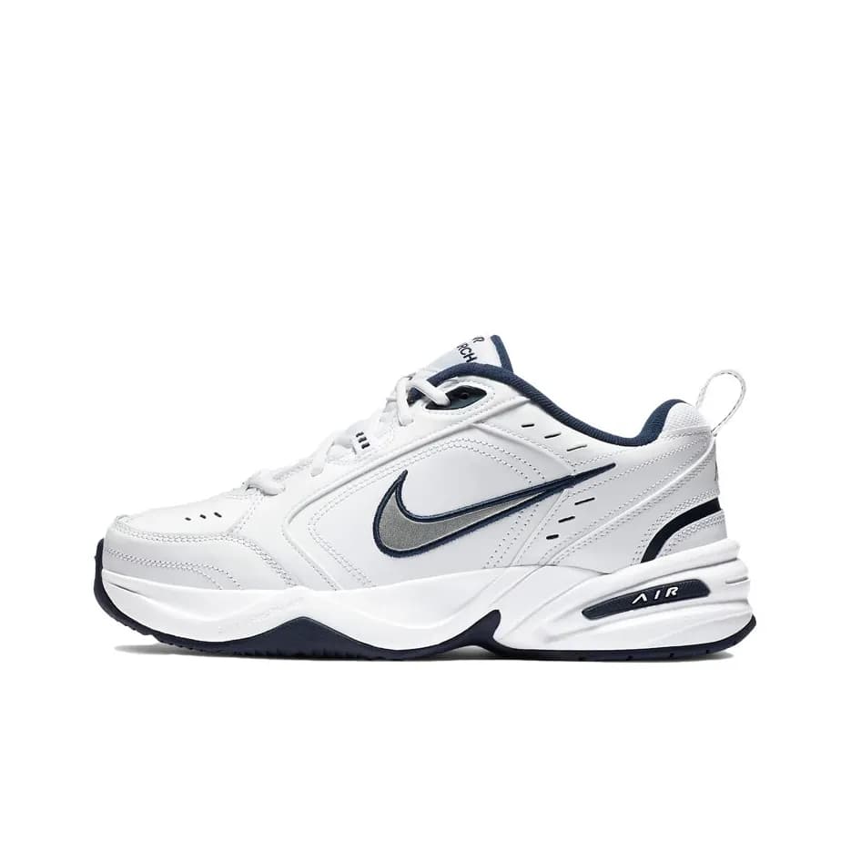 Nike Air Monarch 4 Chunky Low-Top White Blue