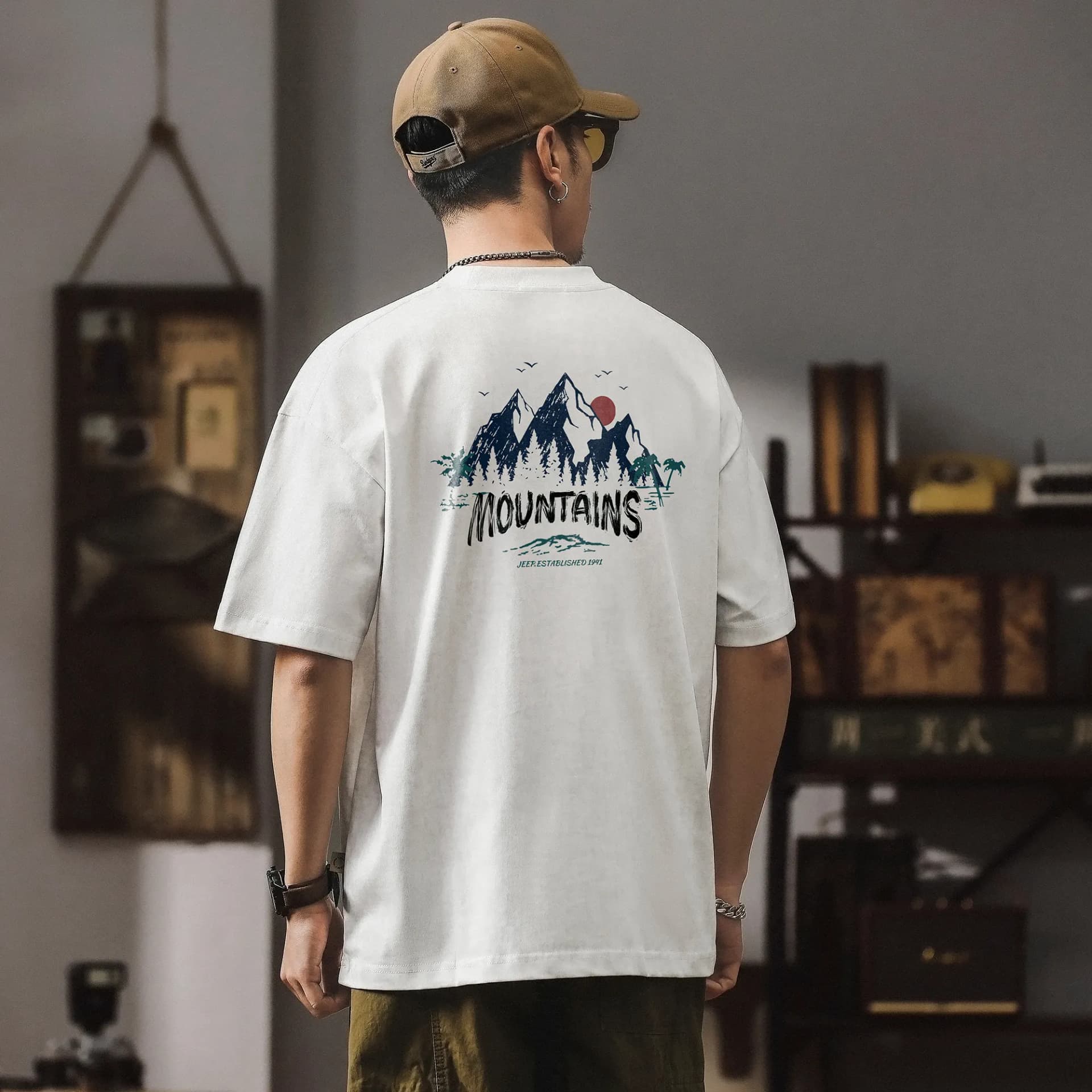 Jeep T Shirts White