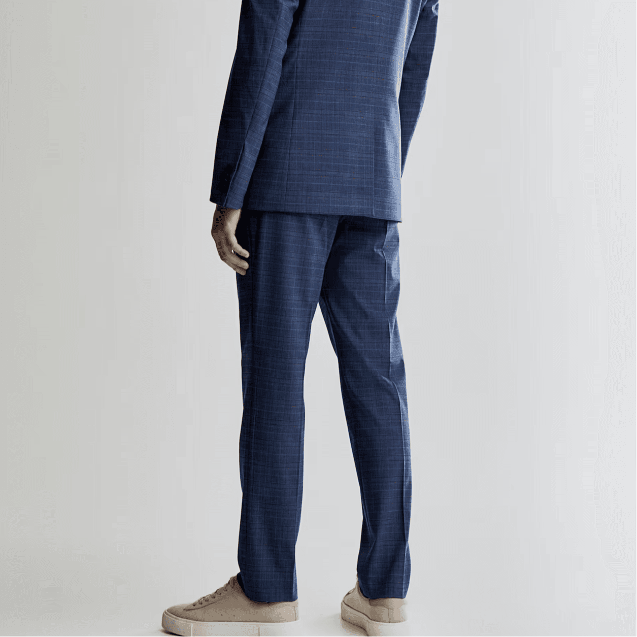 H&M Suit Trouser Dark Blue