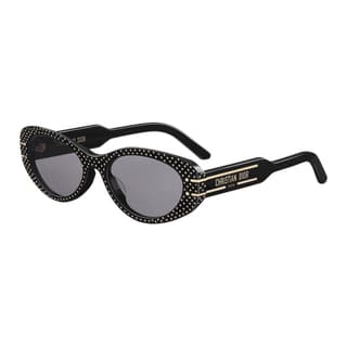 DIOR Acetate Oval Sunglasses Black