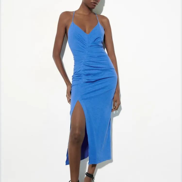 ZARA Dress Dark Blue