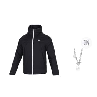 Nike Sw Thermafit Legacy Puffer Jacket Black Comes With Necklace