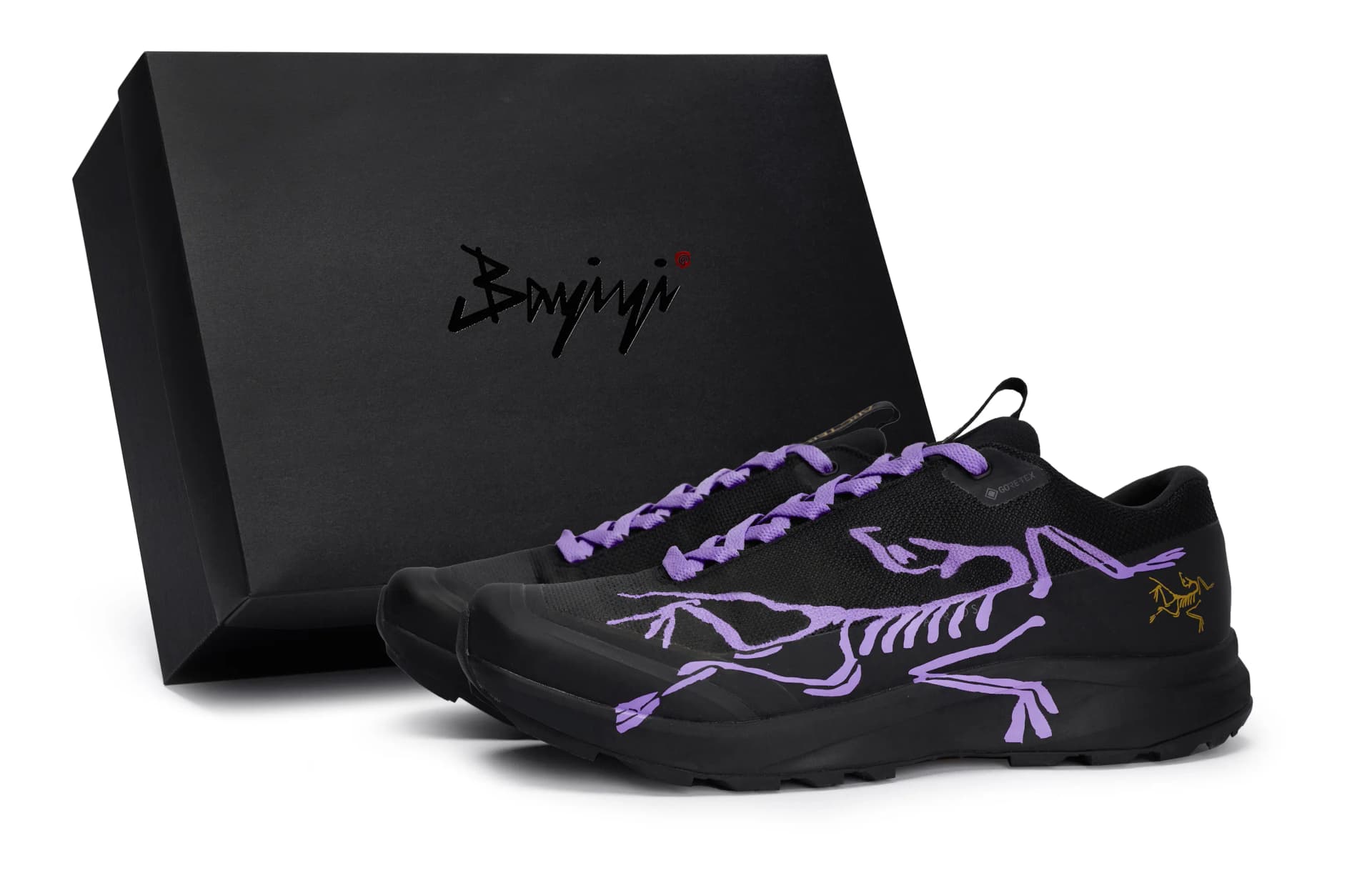 Arcteryx Aerios Fl 2 Resistant, Resistant, Breathable Outdoor Black Purple Black Purple