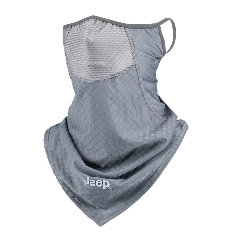 Jeep Polyester Sun Protection Masks Gray