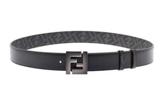 FENDI Ff Logo Fabric Reversible Belt