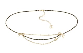 CHANEL Waist Chains Gold/Black