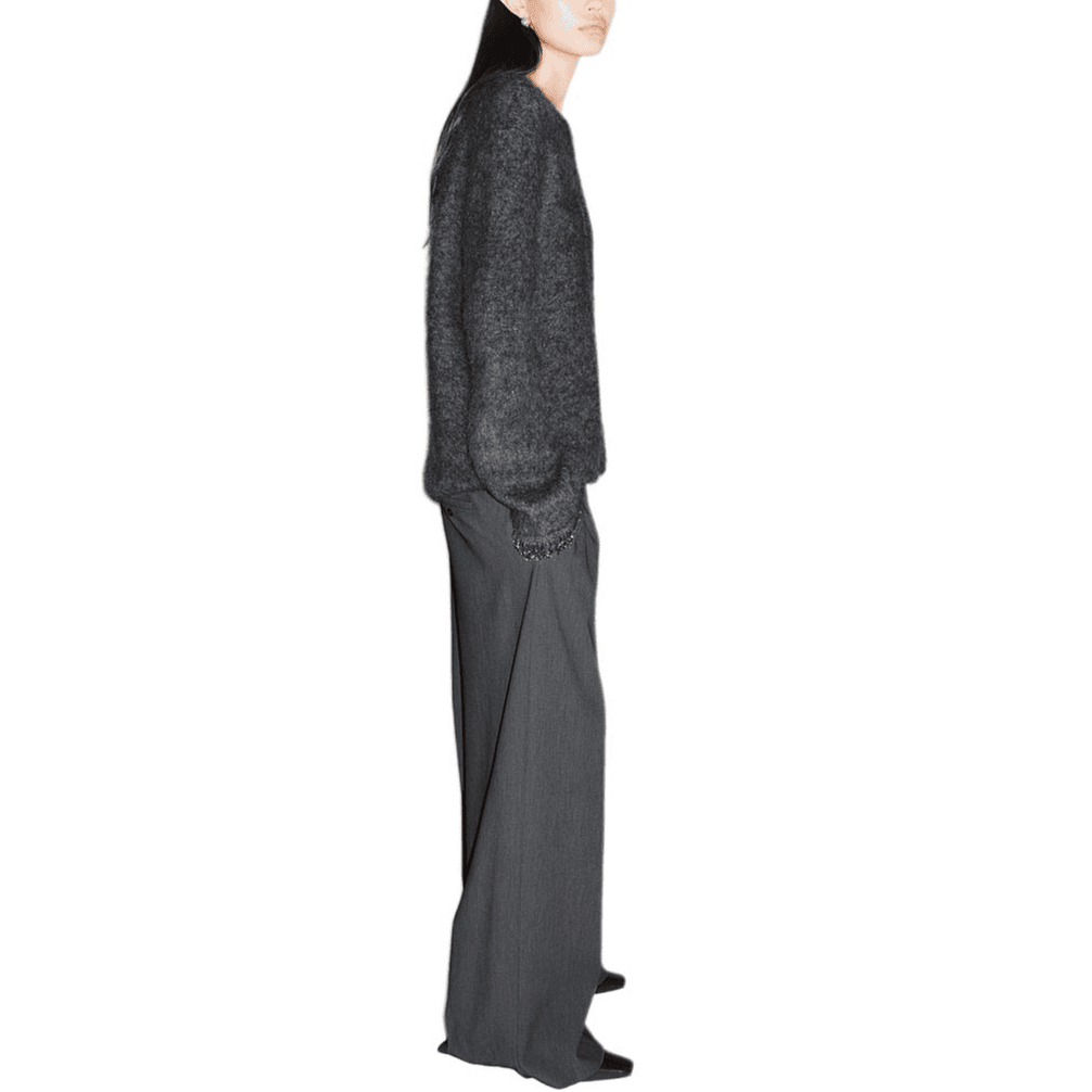 H&M Suit Trouser Mixed Dark Gray
