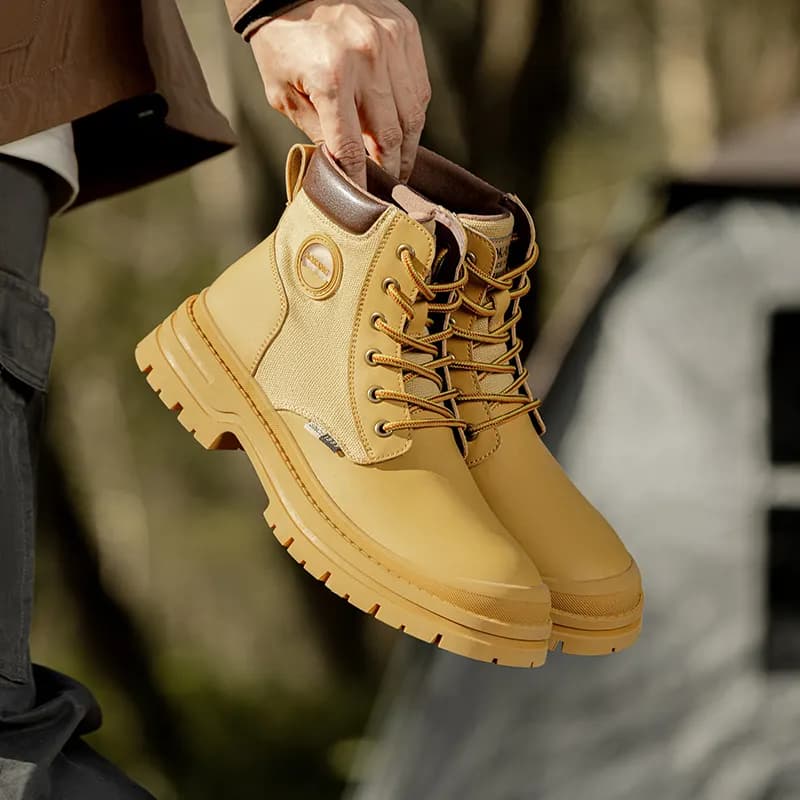 AOKANG Martin Boot 5cm Earth Yellow