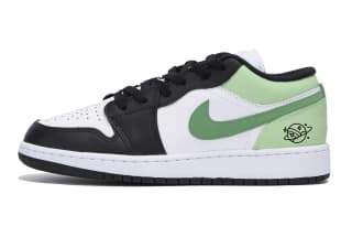 Jordan Air Jordan 1 Puppy Fragment Vintage Men Black Green
