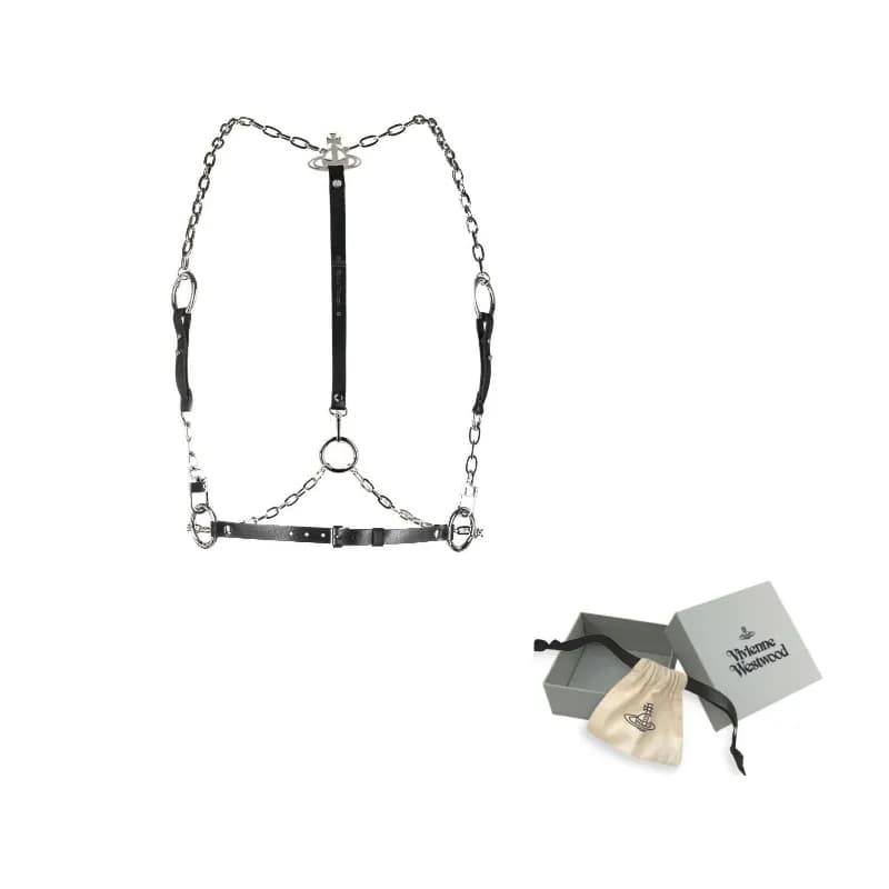 Vivienne Westwood Orbplaque Belt Black