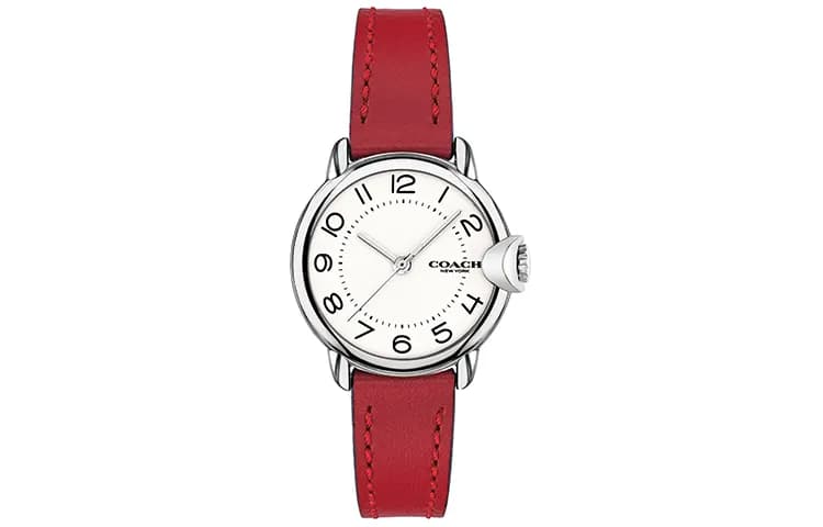 COACH ARDEN Collection Wrist Watch Quartz Movement Strap White Dial Watch 14503618 The white dial 14503618