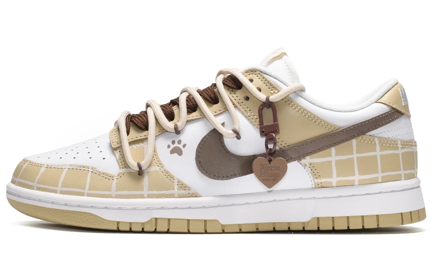 Nike Dunk Men LowTop Yellowwhitebrown