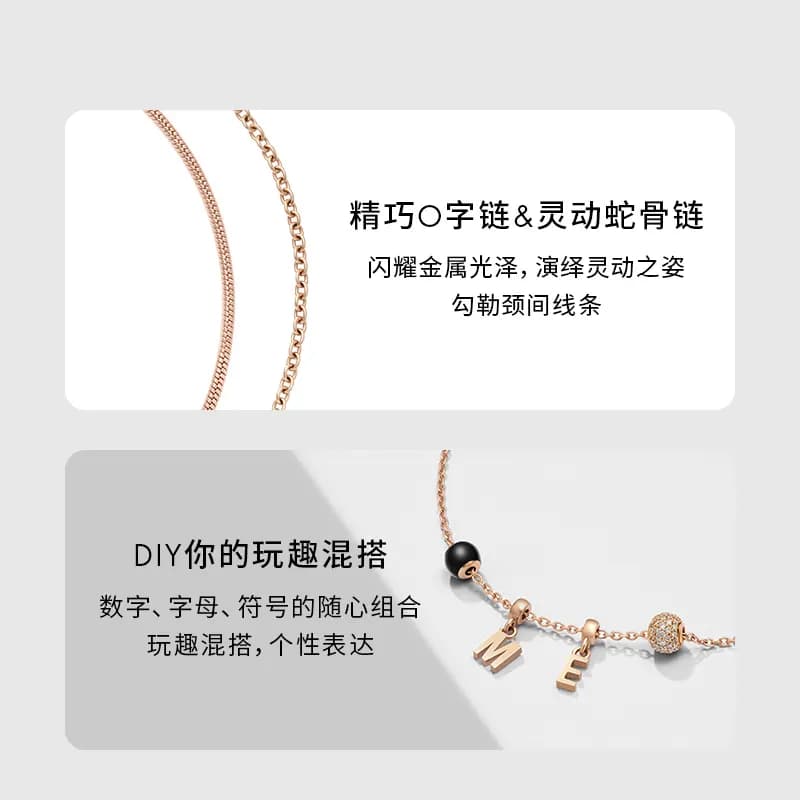 Daniel Wellington CHARMS Whisper Alloy Necklaces