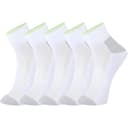 5 Pack (White/Green)