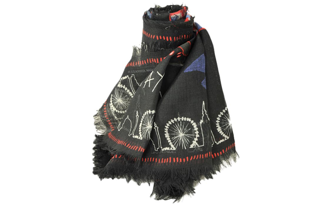 Alexander McQueen Silk Black