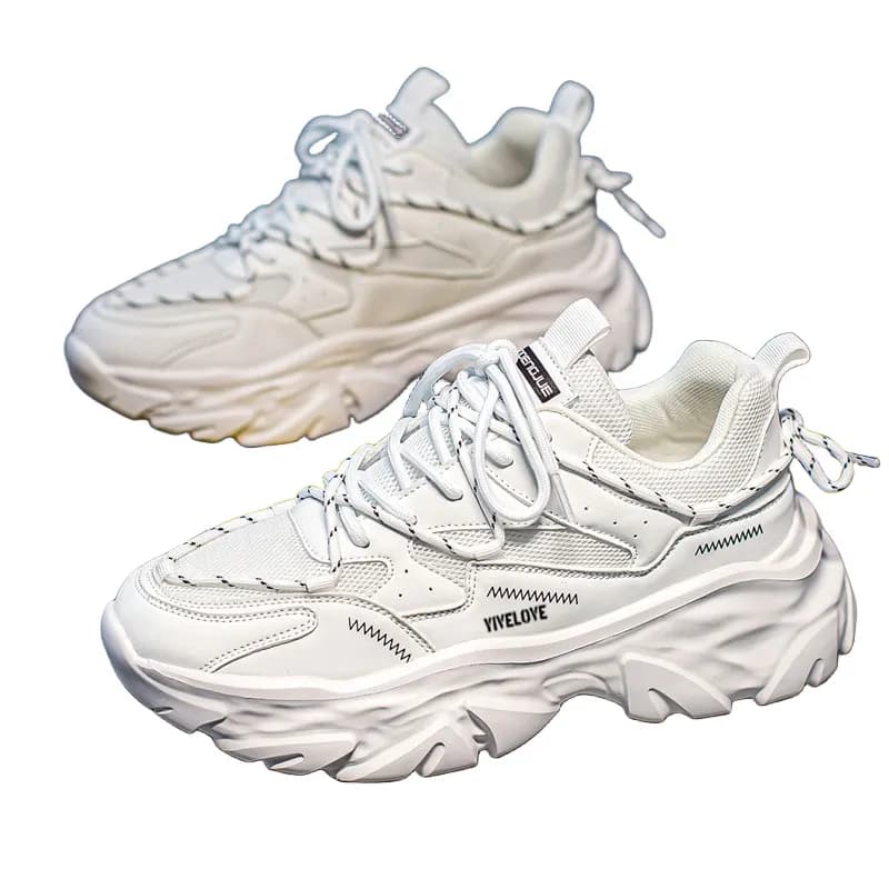 YIVELOVE AntiSlip WearResistant Breathable LowTop Chunky