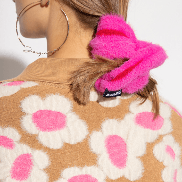Jacquemus Elastane Polyamide Hair Tie Pink