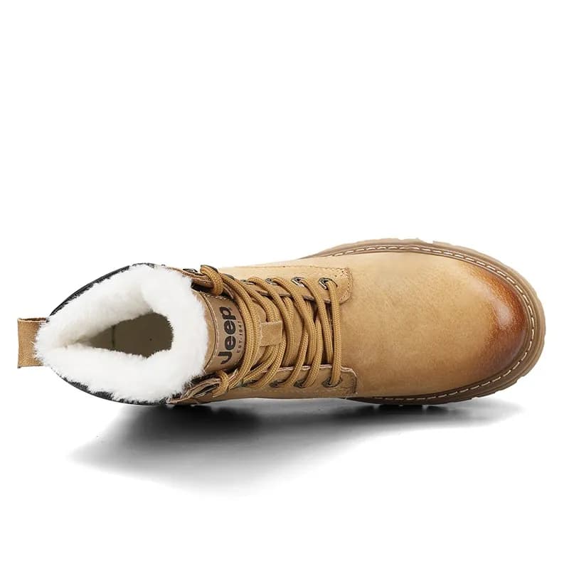 Jeep Classic Yellow Short Martin Boot Gold