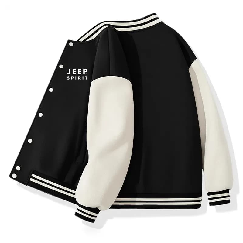 JEEP SPIRIT Baseball Jerseys Black