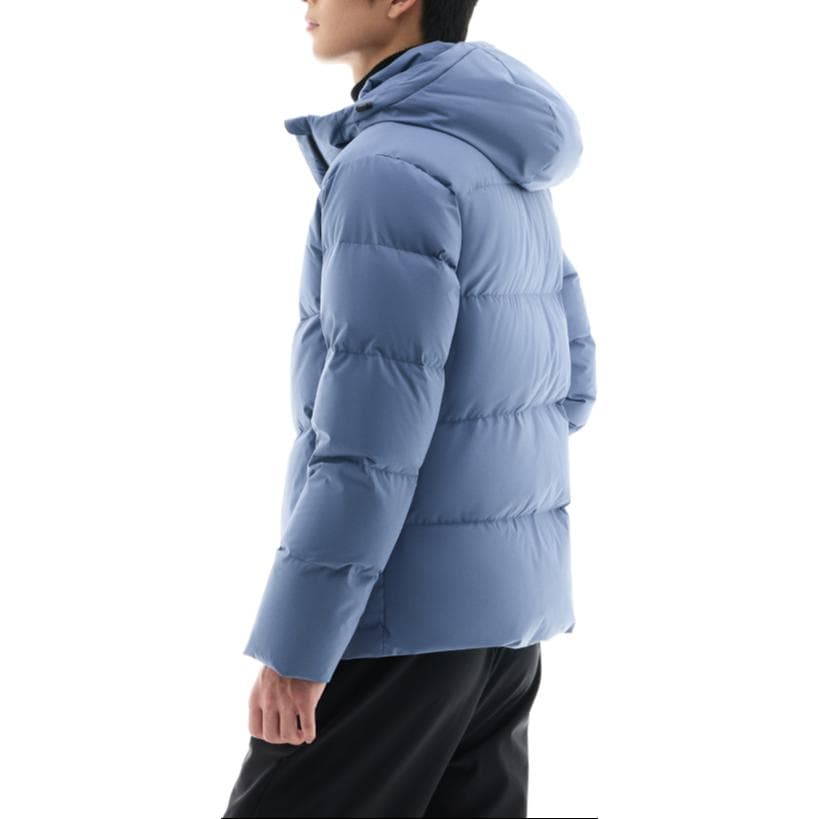 ANTA Variety Collection Down Jackets & Men Checkerboard Ash
