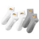 5 Pack3 White+2 Gray