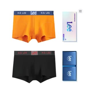 Lee Underpants Gift Box Of 2 Strips