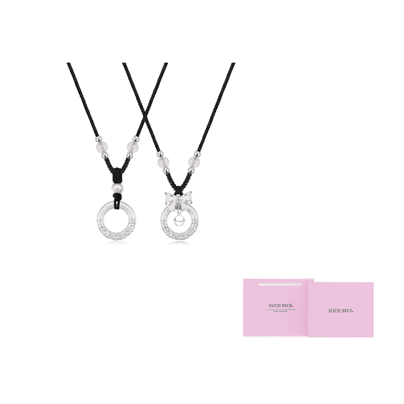 SUCH NICE 999 Fine Silver Necklaces Couple's