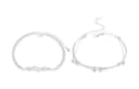 Longing Wisteria Couple Bracelet