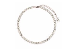 AMINA MUADDI Tennis Crystalembellished Anklet