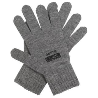 MOSCHINO Acrylic Wool Knit Gray