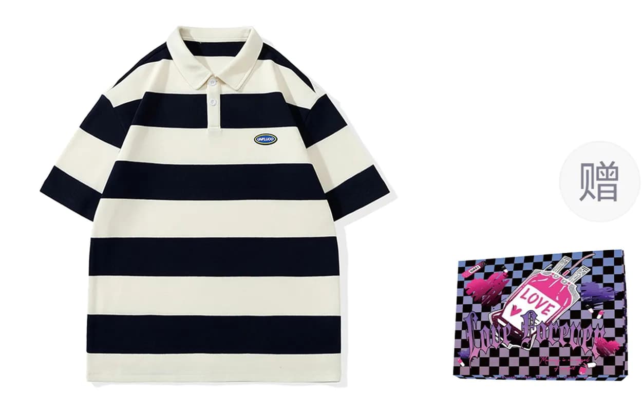 GRAMICA Polo Shirt Gift Box Set Included Royal Blue (Gift Box Set)