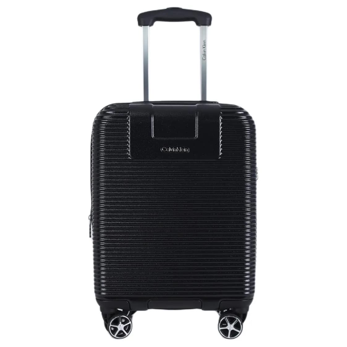 CALVIN KLEIN ABS+PC Suitcase Business Trip Business Large Capacity 20 Inch, 24 Inch, 28 Inch Champagne/Black Black