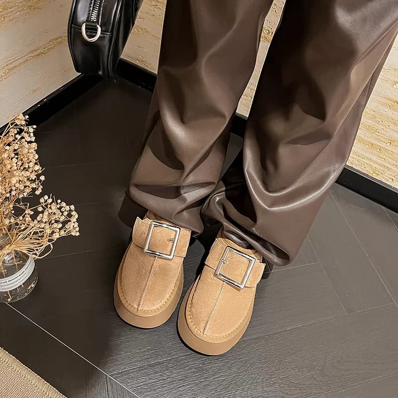 Rongcheng Shoe King Thermal Waterproof Ankle Length Chestnut