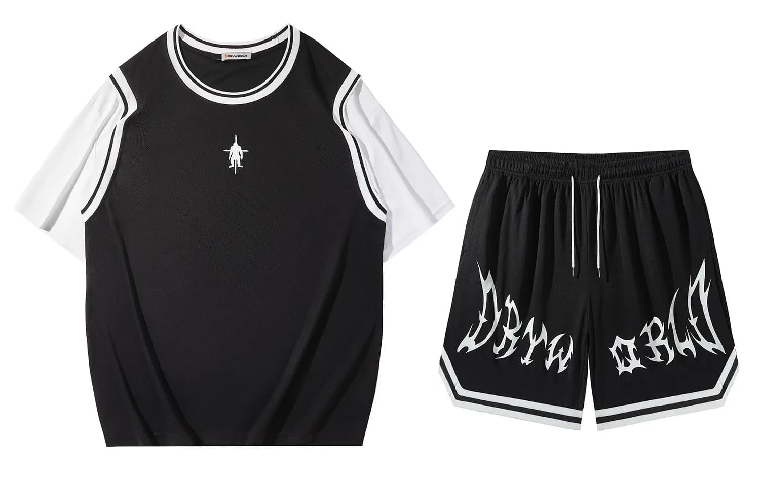 DRYWORLD Suits Set (Black+Black)