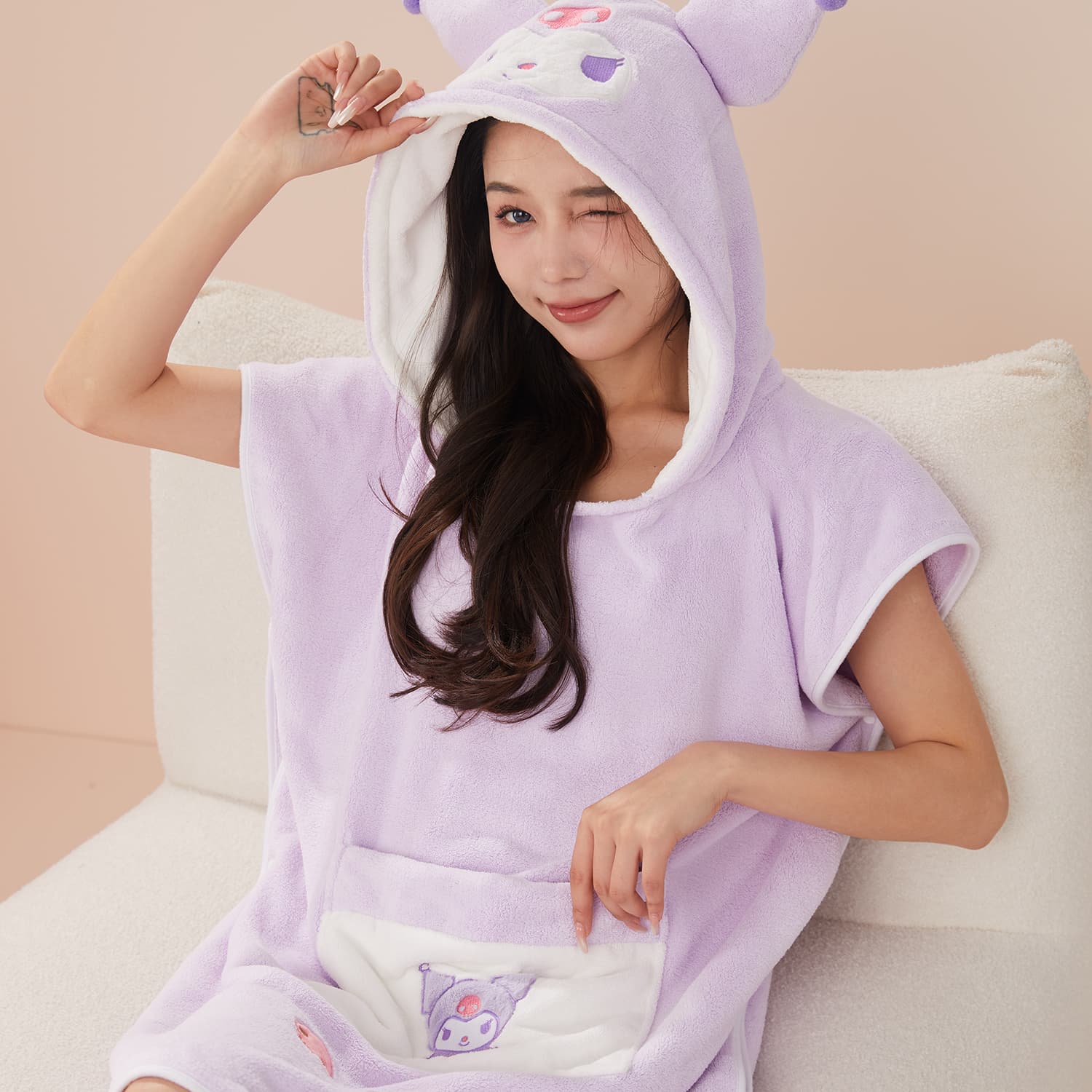 Sanrio Sleep Robe Purple