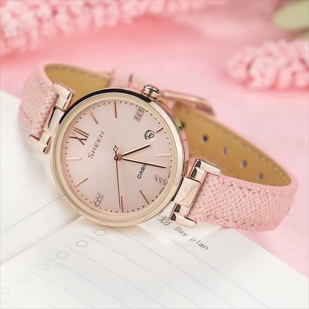 CASIO SHEEN Pink Watch SHE4053CGL4A